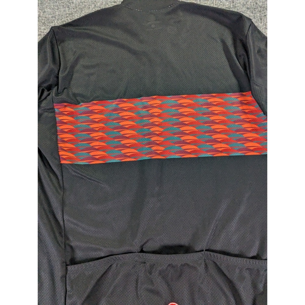 Castelli Competizione Short Sleeve Cycling Jersey Men's Size XL Black Geometric - Picture 8 of 16